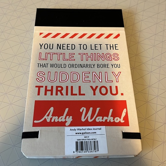 Andy Warhol Idea Journal - Picture 2 of 3